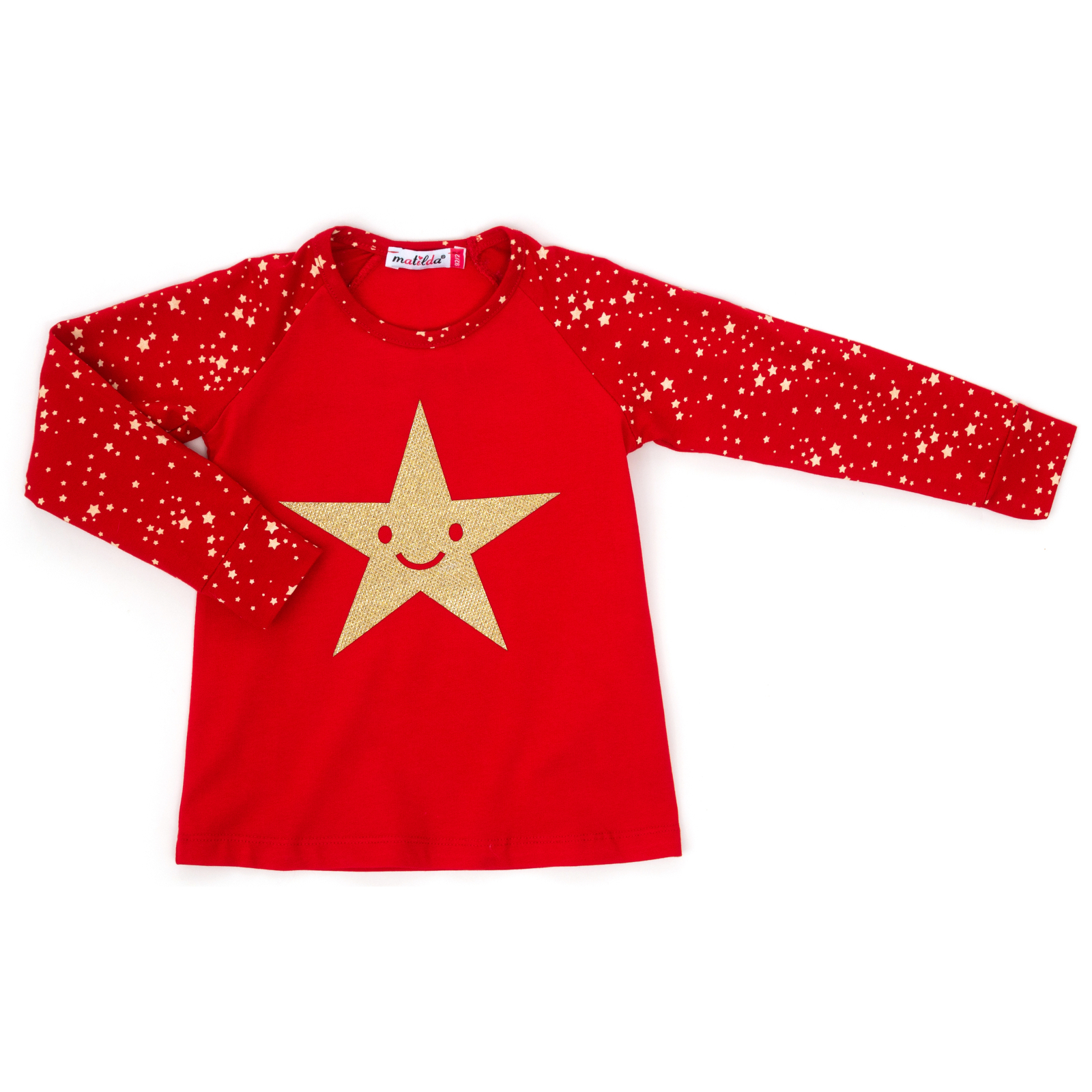 Пижама Matilda со звездочкой (8981-2-98G-red) изображение 3
