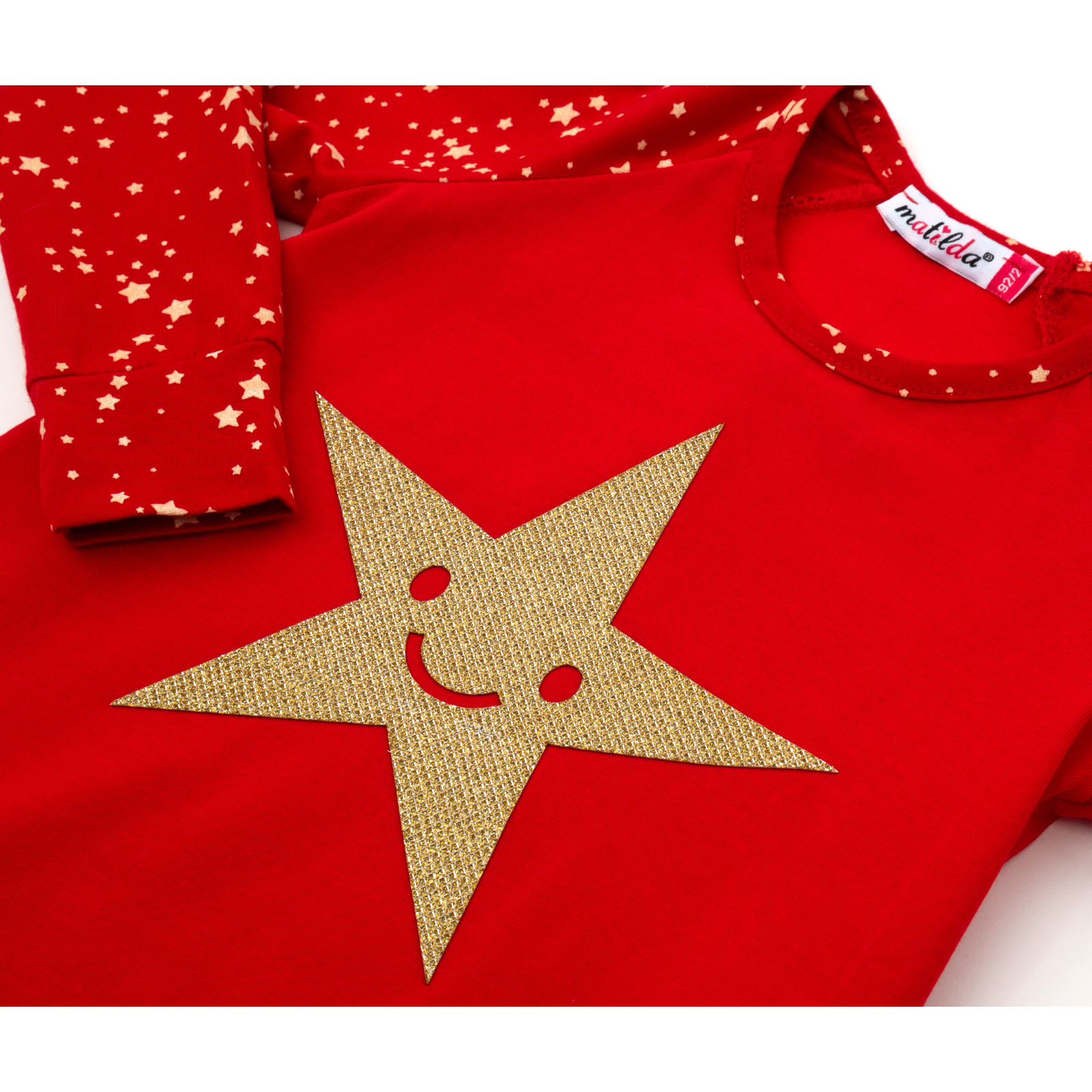 Пижама Matilda со звездочкой (8981-2-98G-red) изображение 8