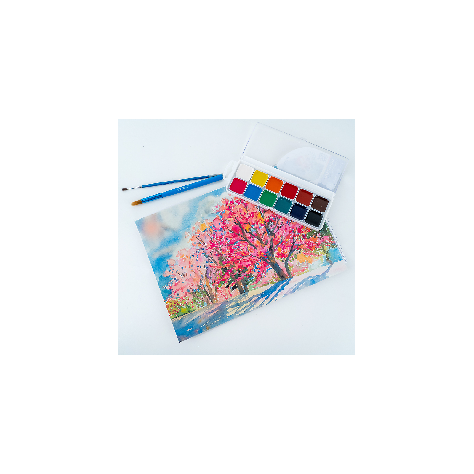 Акварельные краски Kite Classic , 18 цветов (K-066) изображение 3