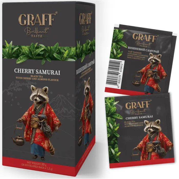 Чай Graff Cherry Samurai 20х1.5 г (4820279610429)