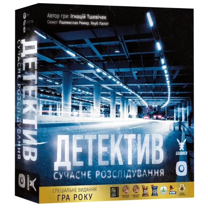 Настольная игра Geekach Games Детектив. Современное расследование (Detective: A Modern Crime Board Game) (GKCH174dt)