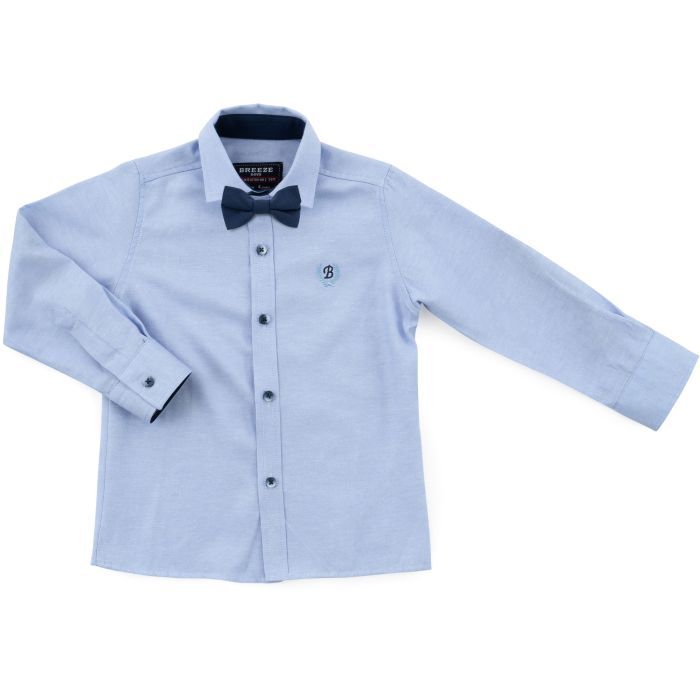 Рубашка детская Breeze с длинным рукавом (G-329-104B-blue)