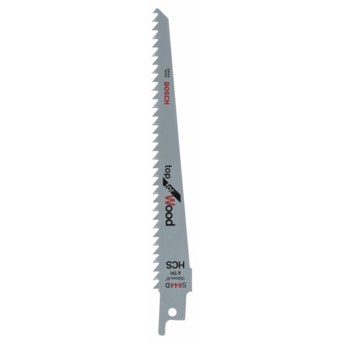 Полотно Bosch по дереву, S 644 D HCS, 6TPI, 2шт (2.609.256.701) изображение 2