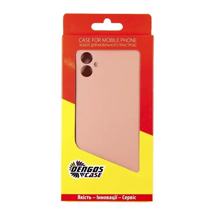 Чехол для мобильного телефона Dengos Samsung Galaxy A04e Case + Glass (Pink) (DG-KM-76) изображение 3