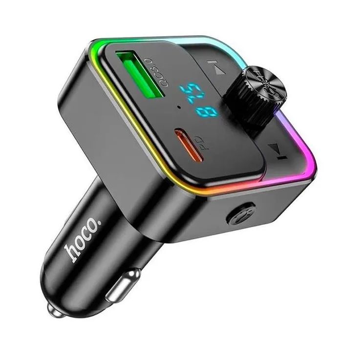 FM модулятор HOCO E81, Black, Box зображення 2