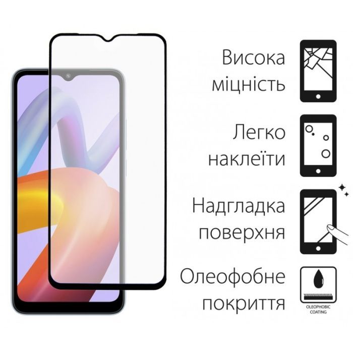 Скло захисне Dengos Xiaomi Redmi A3 2шт. (DG-TG2P-18) зображення 2