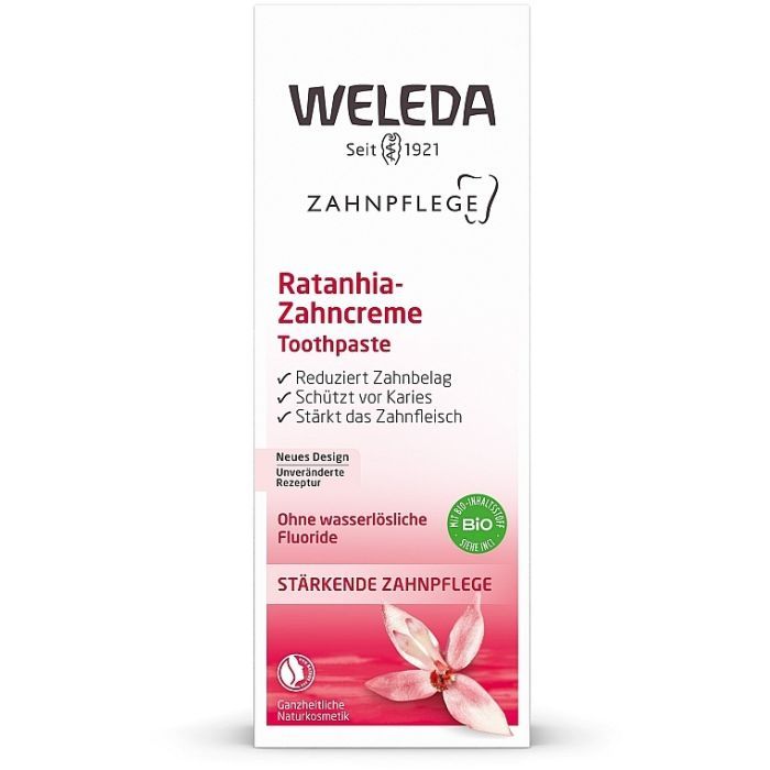 Зубна паста Weleda Ратанія 75 мл (4001638098083)