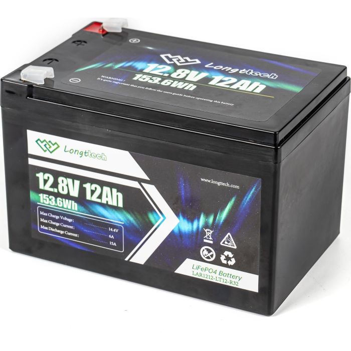Батарея LiFePo4 Longttech LiFePO4 12.8V - 12Ah (LAR1212-LT12-R32) изображение 6