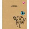 Зошит Yes А5 Sketch Animal Крафт 12 аркушів лінія (765070) зображення 5