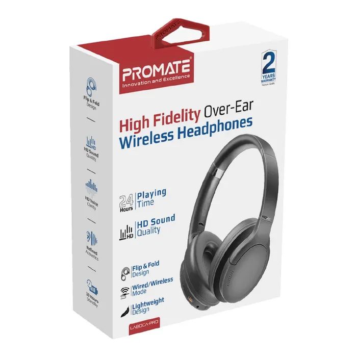 Наушники Promate LaBoca-Pro Black (laboca-pro.black) изображение 2