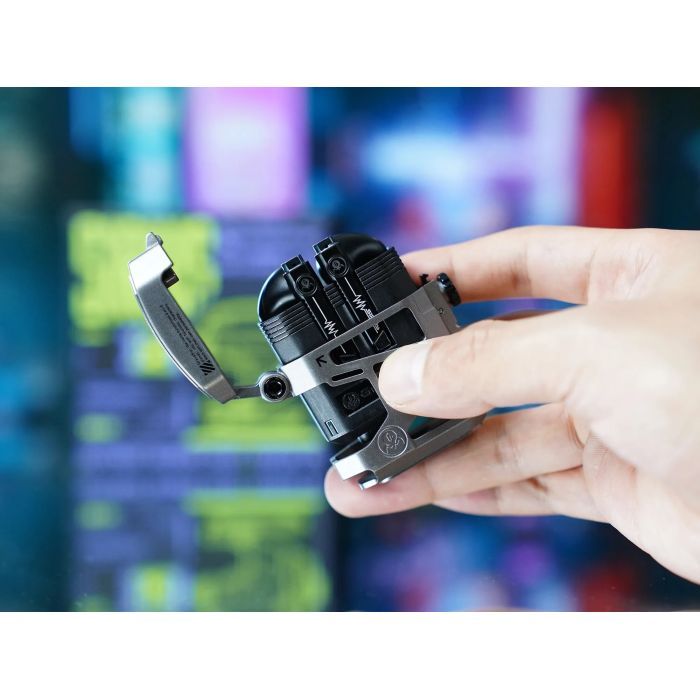 Наушники GravaStar Sirius P5 TWS BT 5.2 IPX4 Transparent Blue (GRAVASTARP5_XTAL_BLU_V2) изображение 4