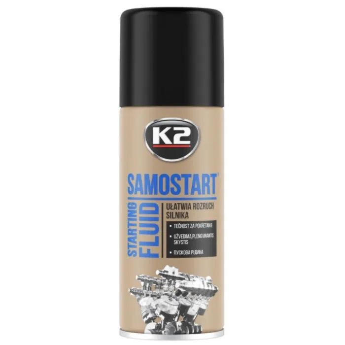 Присадка автомобильная K2 Samostart 400 мл (T440)