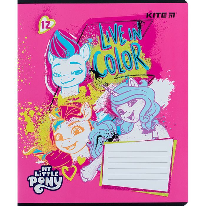 Зошит Kite My Little Pony 12 аркушів, лінія (LP24-234) зображення 4