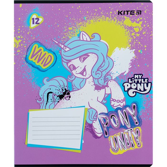 Зошит Kite My Little Pony 12 аркушів, лінія (LP24-234) зображення 8