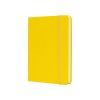 Книга записна Optima А6 NAMIB, тверда обкладинка, гумка, білий блок лінія, жовтий (O20387-05)