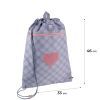 Сумка для обуви Kite Fluffy Heart Серая (K24-601M-23) изображение 2