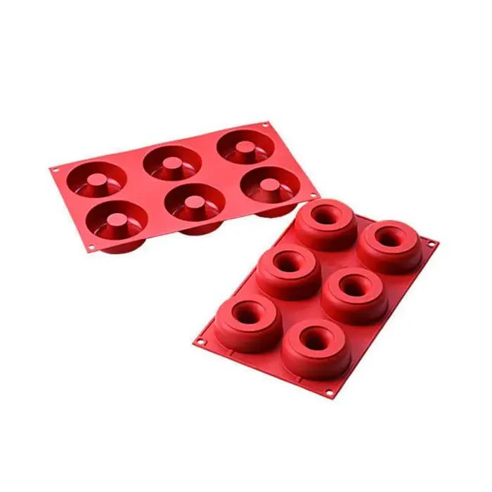 Форма для выпечки Silikomart Donuts d 75-25 mm h 28 mm (Donuts)