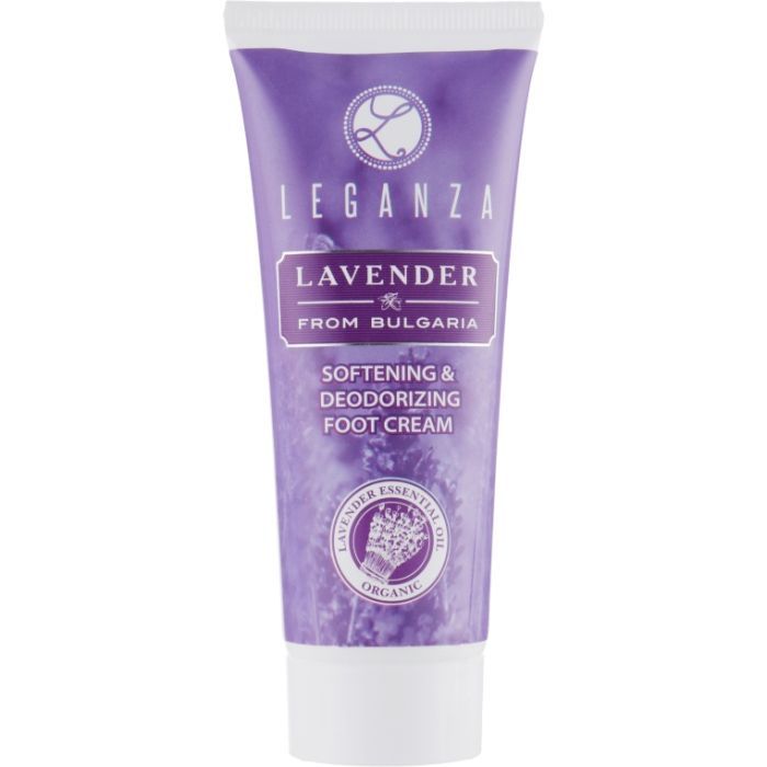 Крем для ніг Leganza Lavander Softering & Deodorizing Foot Cream 75 мл (3800010525633)