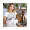 Кухонна прихватка Прованс Рукавичка Bella Троянди/Рожева клiтинка 33х16 (013537) зображення 4