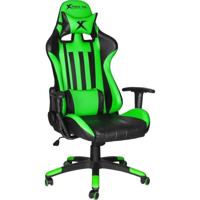 Кресло игровое Xtrike ME Advanced Gaming Chair GC-905 Black/Green (GC-905GN)
