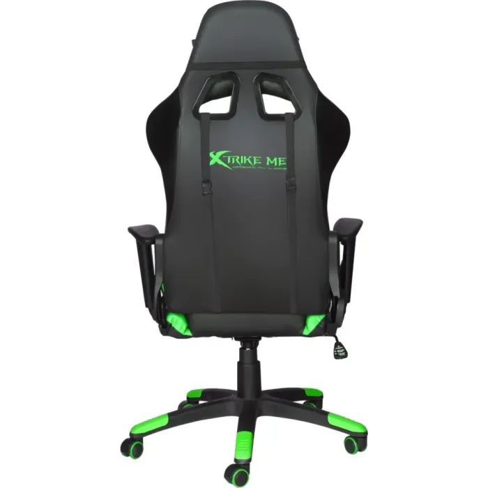 Кресло игровое Xtrike ME Advanced Gaming Chair GC-905 Black/Green (GC-905GN) изображение 2