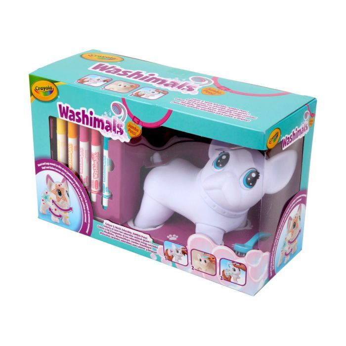 Набор для творчества Crayola Washimals Пес-великан С фломастерами 5 шт (74-0227)