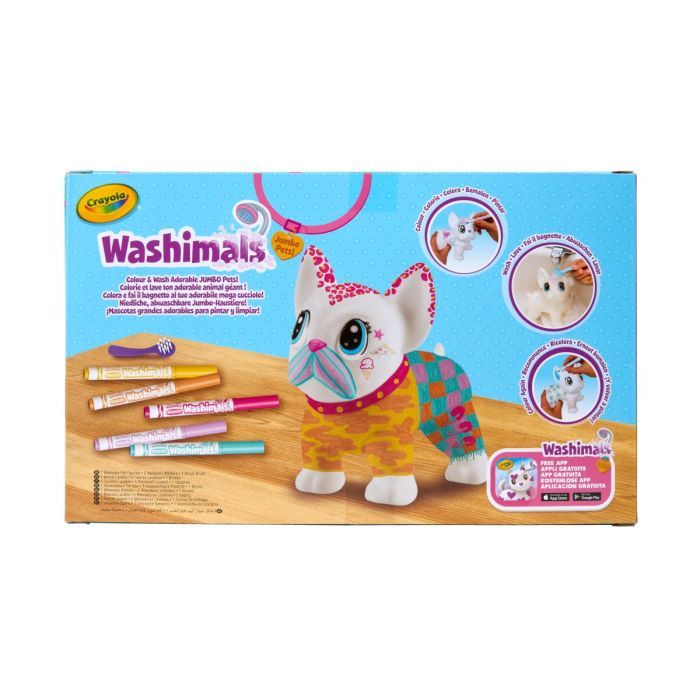 Набор для творчества Crayola Washimals Пес-великан С фломастерами 5 шт (74-0227) изображение 7