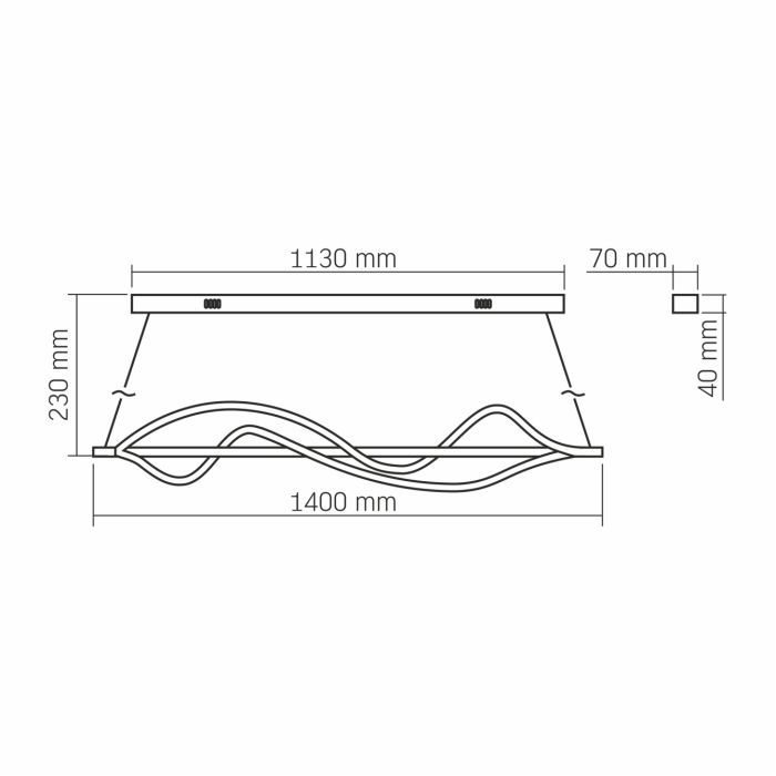 Светильник Videx DECORA 80W (VL-CLD-990-BK) изображение 3