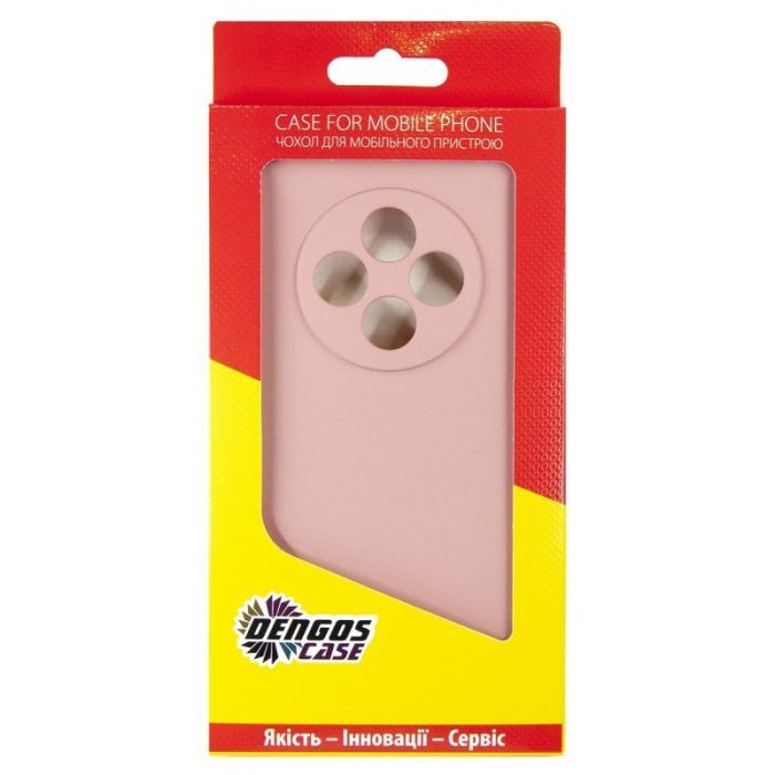 Чехол для мобильного телефона Dengos Oppo Reno 12 F/FS Soft + glass (Pink) (DG-KM-116) изображение 3