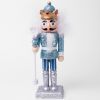 Новогодняя фигурка Novogod`ko Щелкунчик 20 см Дерево Голубой (974682)