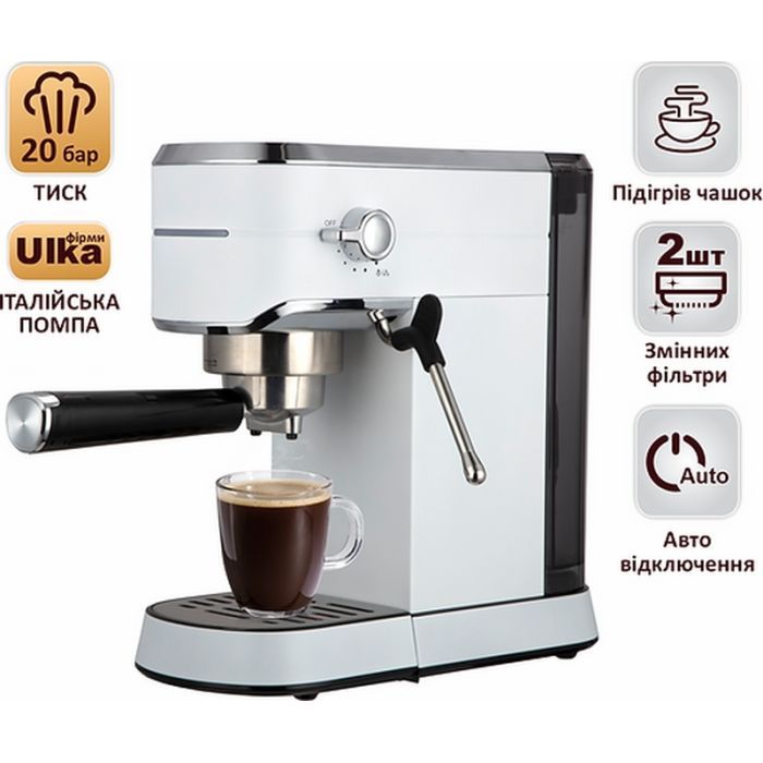 Рожковая кофеварка эспрессо PRIME Technics PAC 201 Elite изображение 9