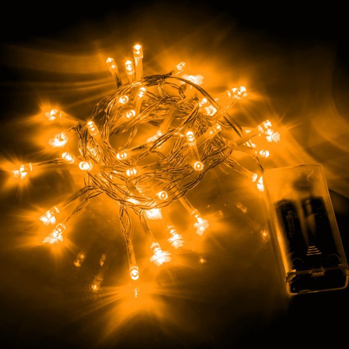 Гирлянда YES! Fun Нить 41 LED Желтая 2.8 м статическая На батарейках (975055) изображение 3