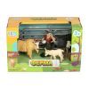 Фигурка Kids Team набор Ферма фермерша, страус, козел, козленок (Q9899-X20_2) изображение 2