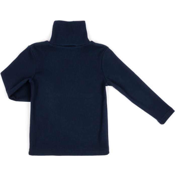 Кофта дитяча Cloise водолазка в рубчик (CLO105005-1-152-blue) зображення 2