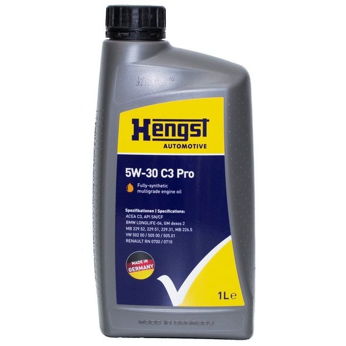 Моторное масло HENGST 5W-30 A5/B5 Pro, 1л (1115800000)