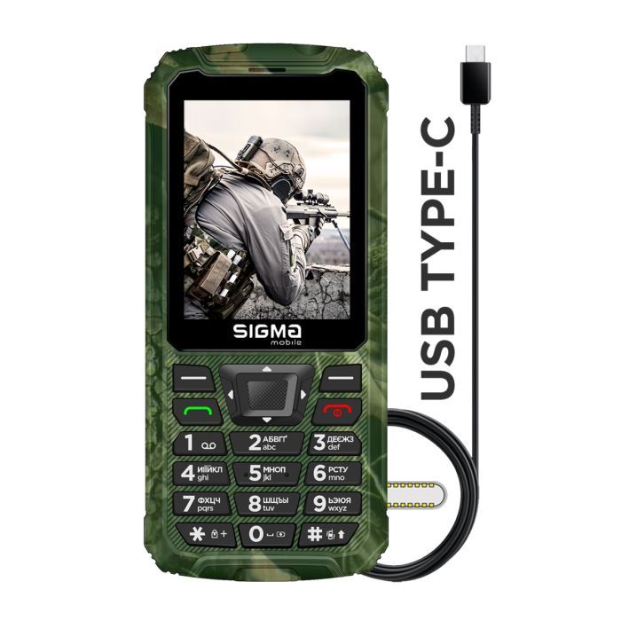 Мобильный телефон Sigma X-treme PR68 Type-C Black (4827798122419) изображение 2