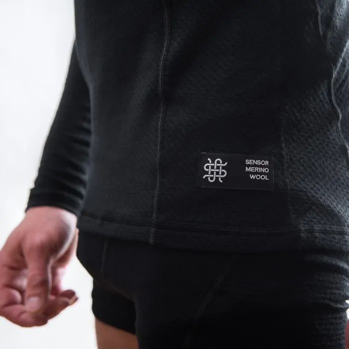 Термокофта Sensor Merino DF LS black 15100021 L (SM11M-black-L) изображение 5
