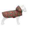 Дождевик для животных WAUDOG Clothes Накидка с капюшоном Гранаты L (358-4052)