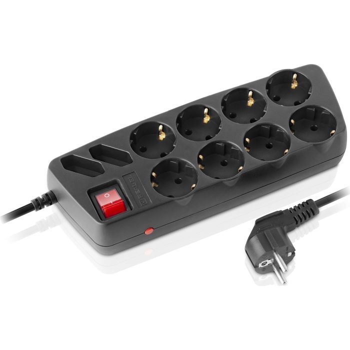 Сетевой фильтр питания REAL-EL REAL-EL RS-10 Protect, 5m, black (EL122300040) изображение 5
