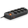 Сетевой фильтр питания REAL-EL REAL-EL RS-10 Protect, 5m, black (EL122300040) изображение 6