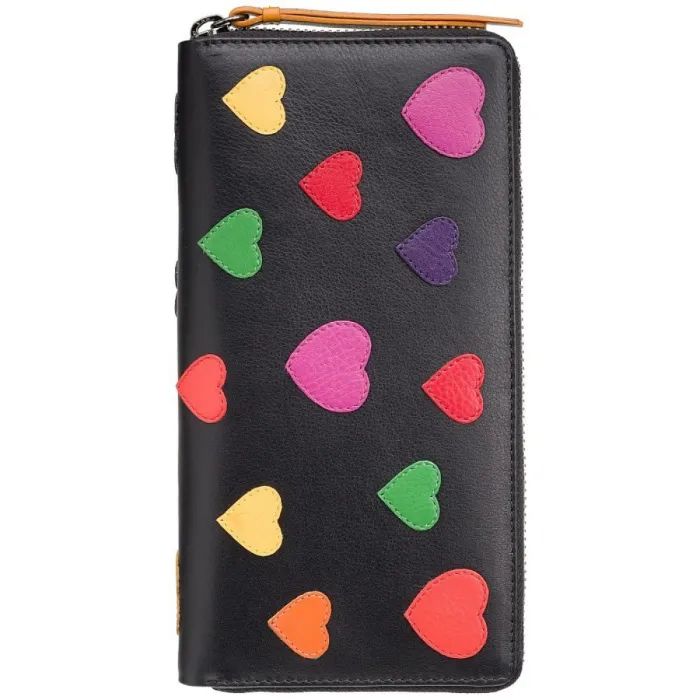 Гаманець Visconti LV5 Passion з RFID Black-Multi Love (LV5 BK MULTI)