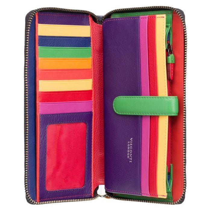 Гаманець Visconti LV5 Passion з RFID Black-Multi Love (LV5 BK MULTI) зображення 2