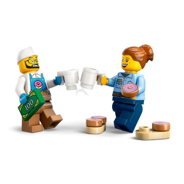 Конструктор LEGO City Грузовик с пончиками (60452) изображение 6
