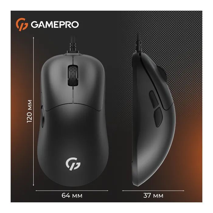 Мышка GamePro GM690D USB Black/Orange (GM690D) изображение 7