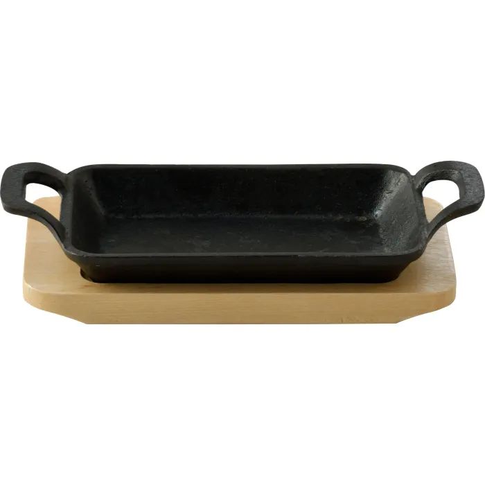 Сковорода MasterPro Foodies cook&share, 17x10 см з серверувальною дошкою (BGMP-3807-EM) зображення 2