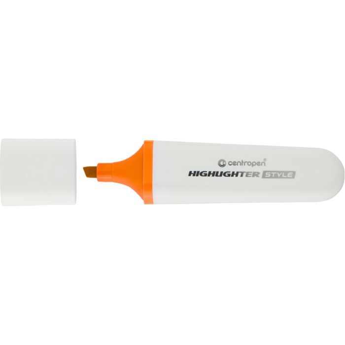 Маркер Centropen текстовый Highlighter Style 1-4,6 мм клин. оранжевый (6252/52)