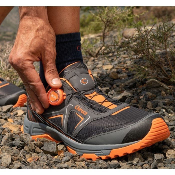 Кросівки Chiruca Tirreno Boa Gore-Tex 08 Чорний/Помаранчевий 42 (4495208-42) зображення 9