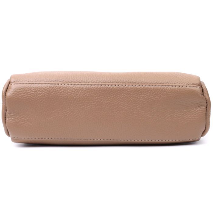 Сумка Vintage Женская из натуральной кожи Бежевая (22599) изображение 6