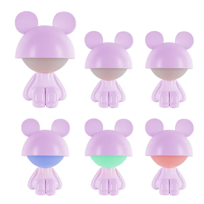 Нічник Kite Світильник LED з акумулятором Cute Mouse, персиковий (K25-316-2-4) зображення 4