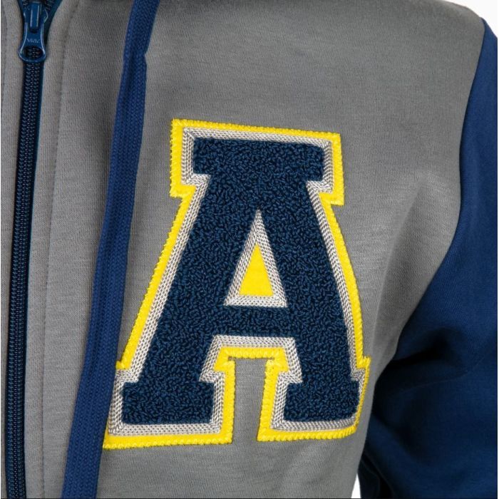 Кофта Jinx World of Warcraft Alliance Varsity Hoodie Dark Grey/Navy L (JINX-10492 GRL) зображення 3